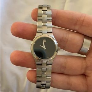 Movado Stainless Steel Sapphire Crystal Watch
